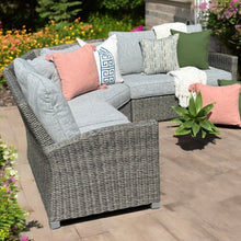 Load image into Gallery viewer, Outdoor Curved Wicker Sectional
