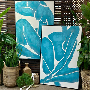 Turquoise Lady II Art