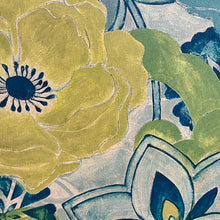 Load image into Gallery viewer, Green/Blue Floral Art
