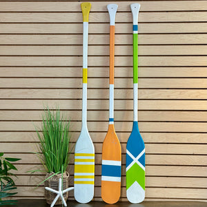 Yellow & White Oar
