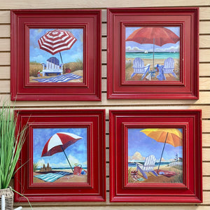 Red Framed Umbrella Art II