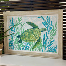 Load image into Gallery viewer, Sea Turtle In Seaweed Giclee
