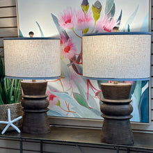 Load image into Gallery viewer, Walnut Resin Lamp
