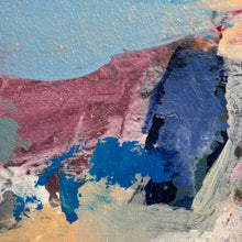 Load image into Gallery viewer, Blue/Peach Abstract
