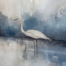 Load image into Gallery viewer, Herons Framed In Glass
