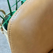 Load image into Gallery viewer, Camel Vegan Leather Swivel Chair
