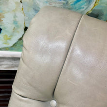 Load image into Gallery viewer, Pale Sage Tufted Leather chair
