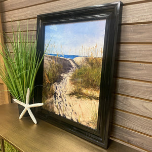 Framed Beach Path Art