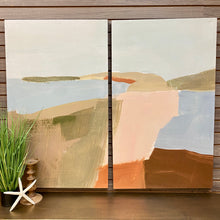 Load image into Gallery viewer, Hand Painted Diptych Abstract
