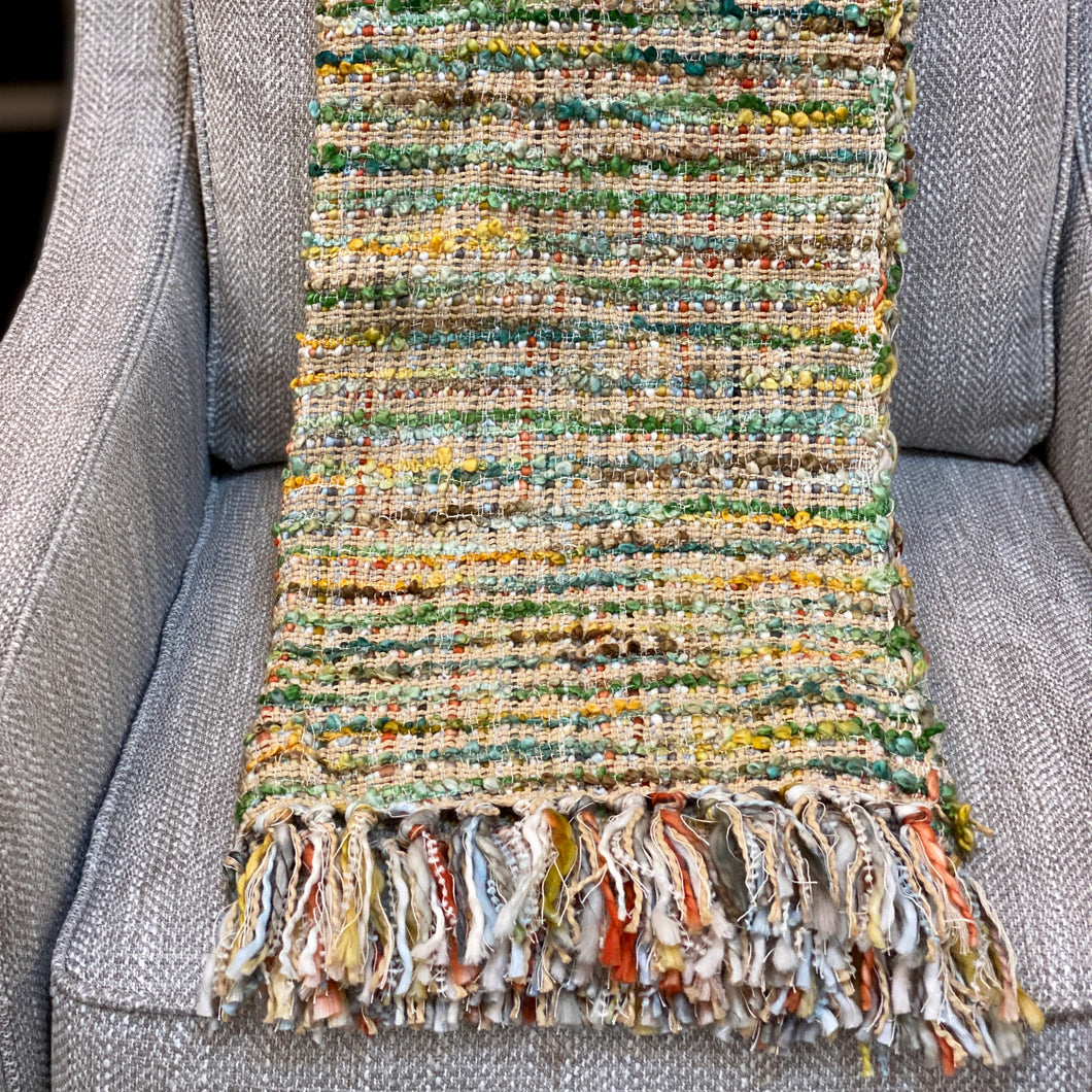 Multi- Color Boucle Throw