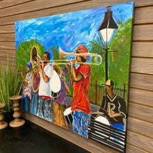 Load image into Gallery viewer, Handpainted Jazz Band Art
