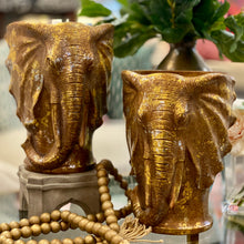 Load image into Gallery viewer, Golden Elephant Planter
