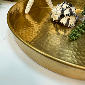 LG Gold Hammered Tray