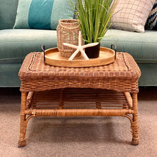 Load image into Gallery viewer, Brown Wicker Coffee Table
