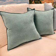 Load image into Gallery viewer, Soft Turquoise Pillow
