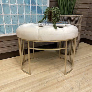 Oval Glam Bench/Stool
