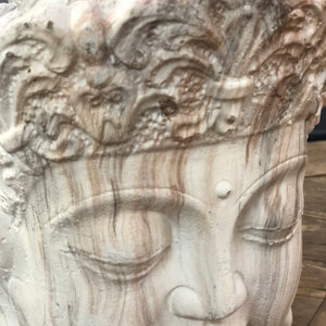 SM Buddha Head Decor