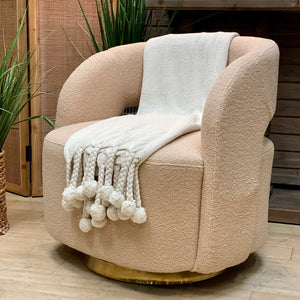 Apricot Swivel Chair