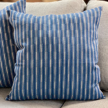 Load image into Gallery viewer, Blue Striped Pillow
