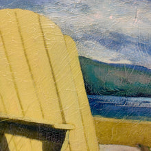 Load image into Gallery viewer, Yellow Beach Chair Giclee
