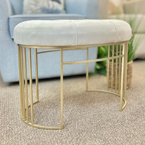 Oval Glam Bench/Stool
