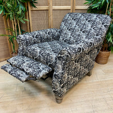 Load image into Gallery viewer, Grey/Taupe/Black Pushback Recliner
